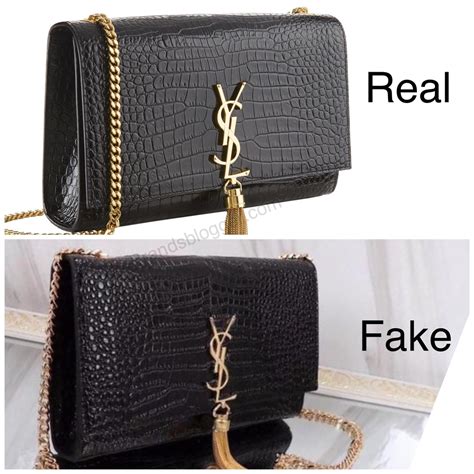 ysl fake vs authentic tribute|ysl counterfeit bags.